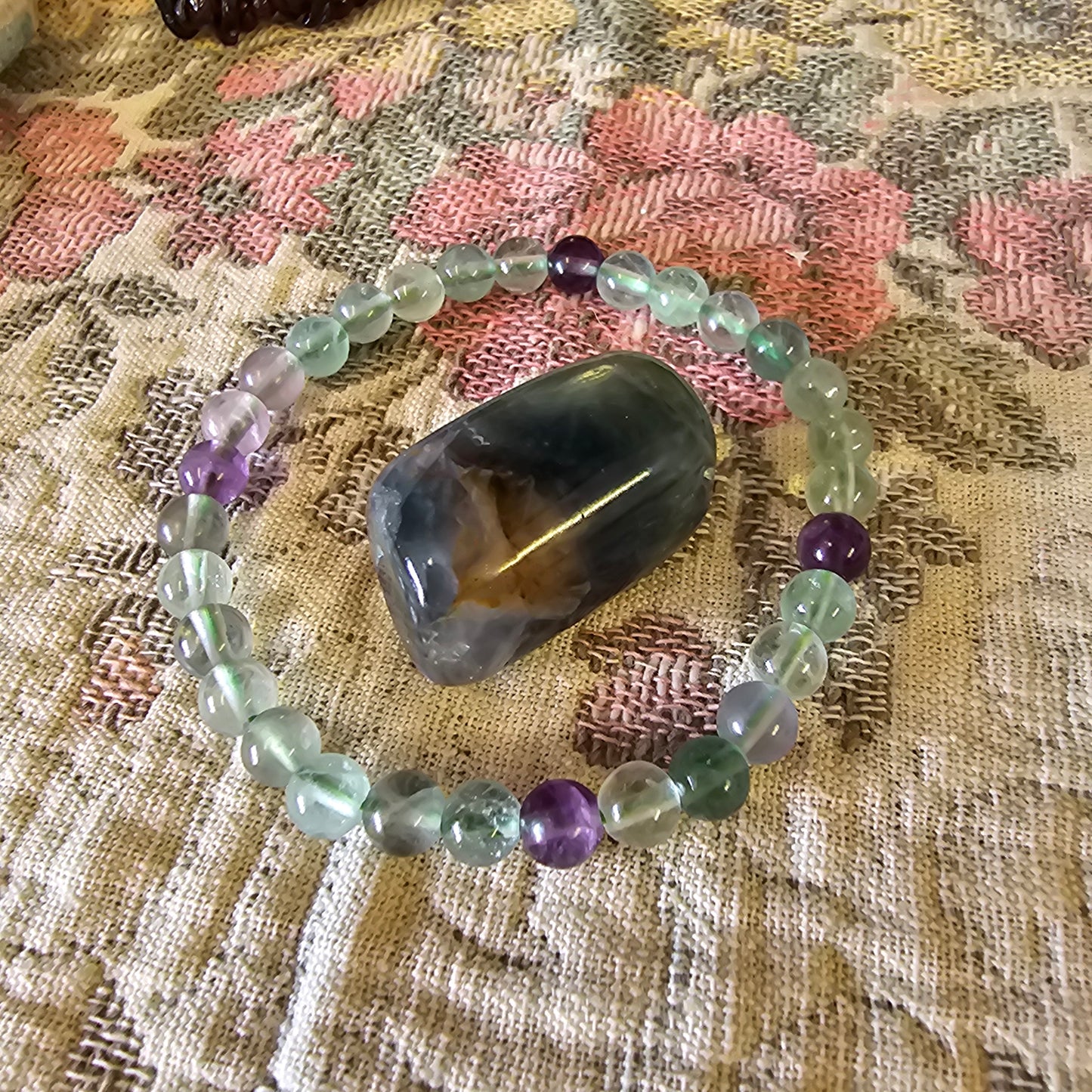 Sian's Bracelet and tumblestone