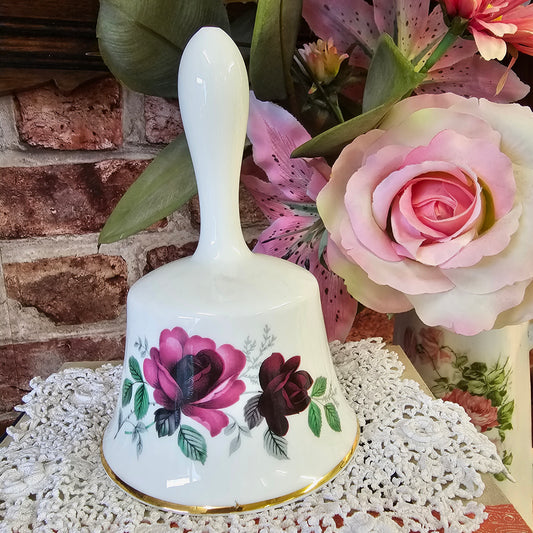 Vintage Pink Rose Bell