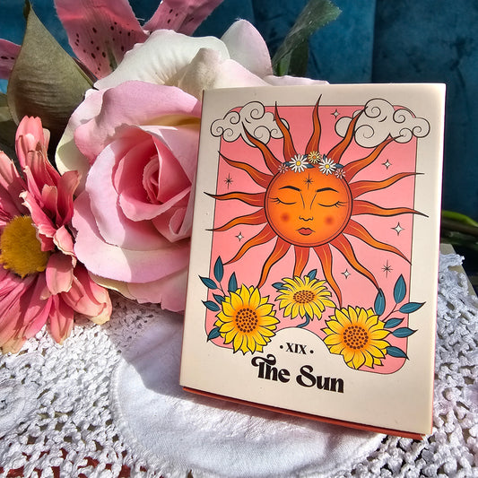 Rose Quartz Sun in gift box