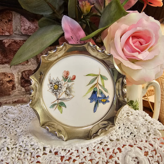 Vintage Decorative dish – Botanical Floral Design